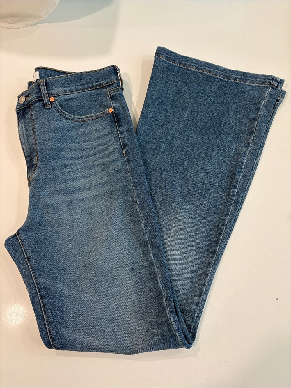 High-Rise Blue Wide-Leg Women's Jeans